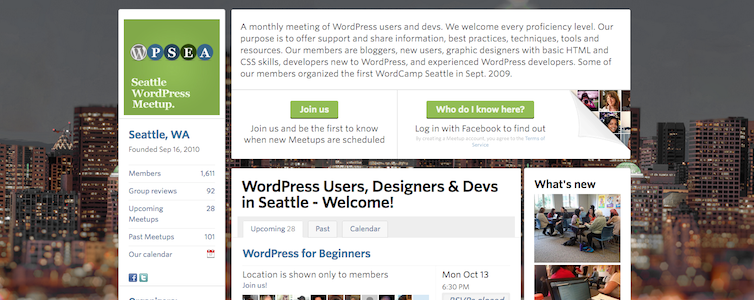 April WordPress Meetup