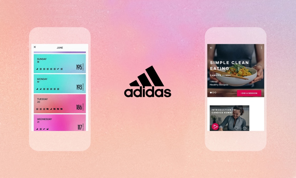 We also designed All Day, a health and wellness app for Adidas.