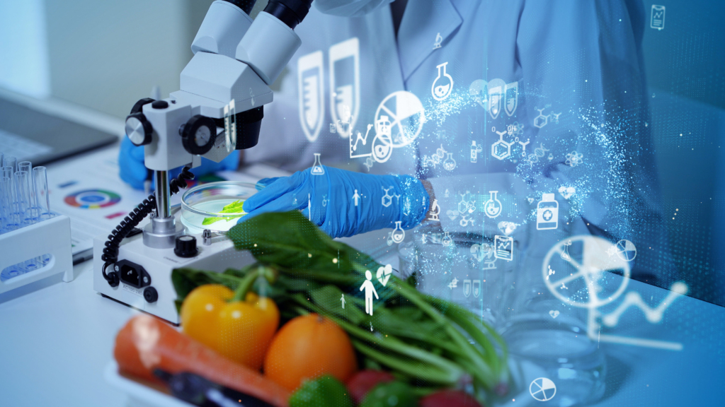 AI can be used for food and crop science.