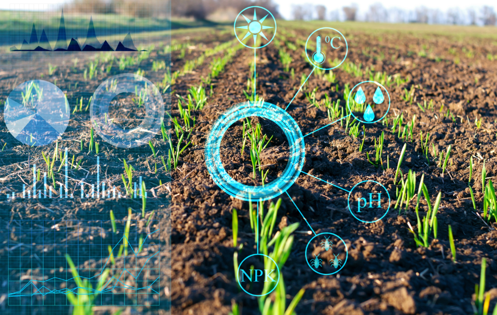 AI can be used for analysis in agriculture.