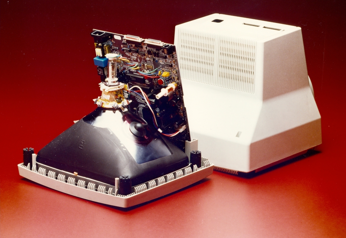 This image shows the physical product design of the HP 700 series line of terminals.