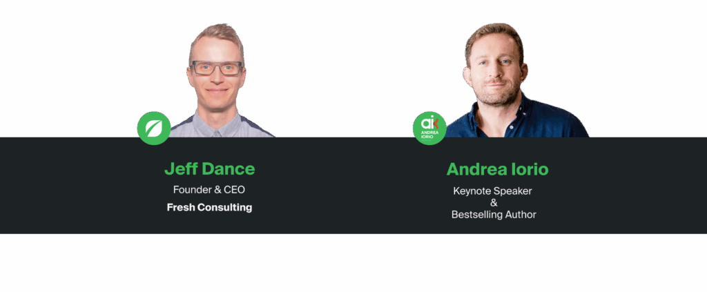 Host: Jeff Dance Guest: Andrea Iorio (Author, Speaker) 