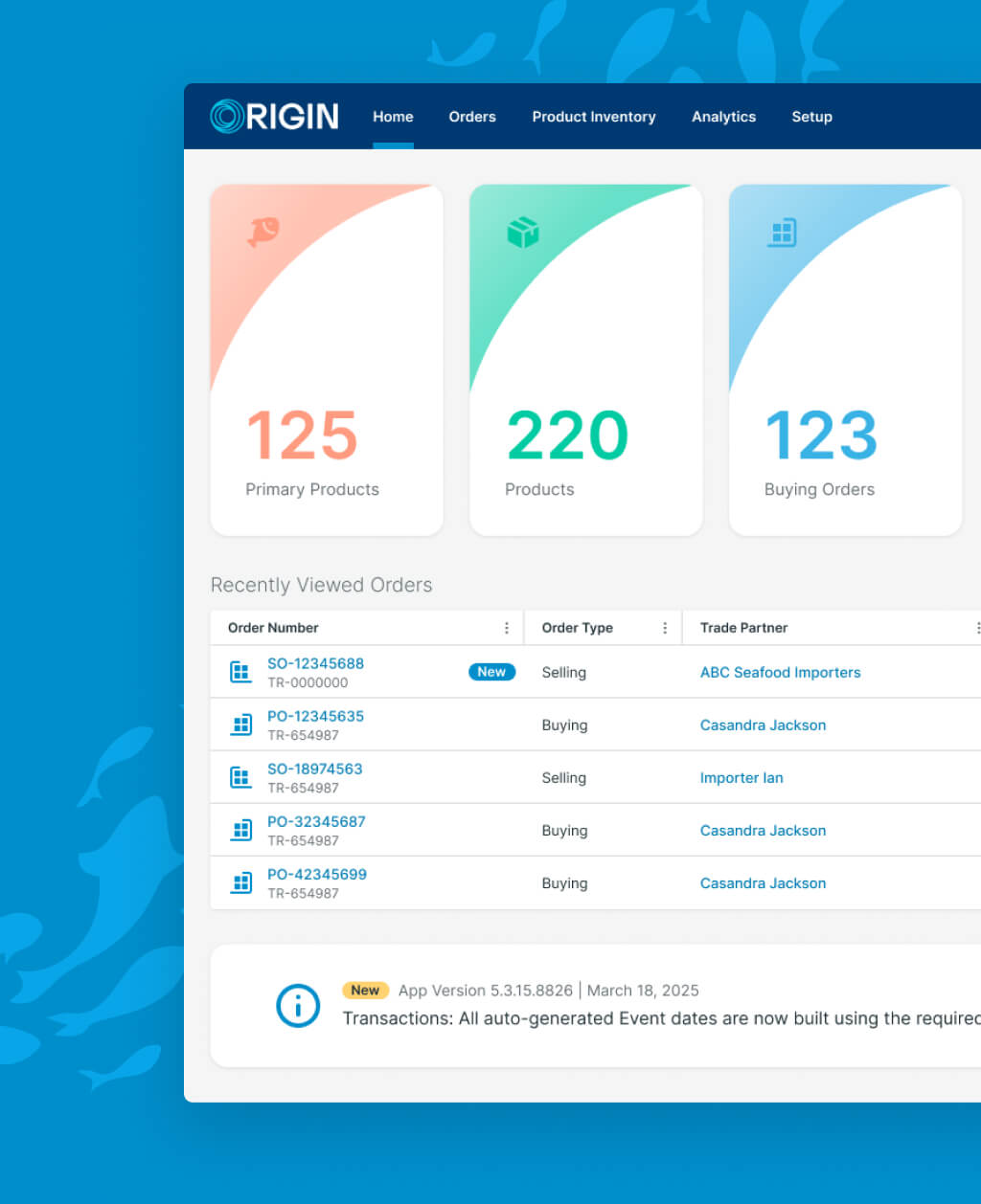 ORIGIN Platform Redesign Trace Register - Fresh Consulting