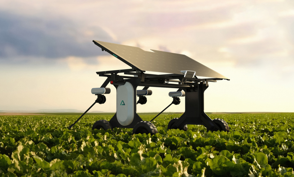 Aigen's Element, a solar-powered weeding robot, is an example of physical AI to an industry where we think it'll make a powerful impact—AgTech and agriculture.