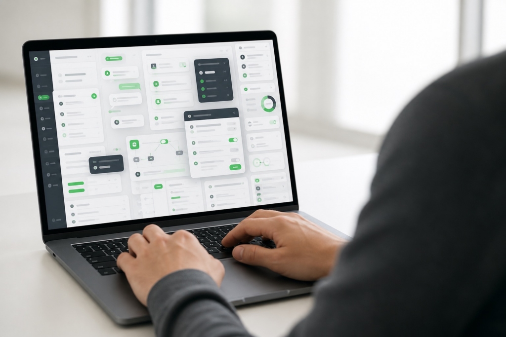 Prototyping with AI on a laptop