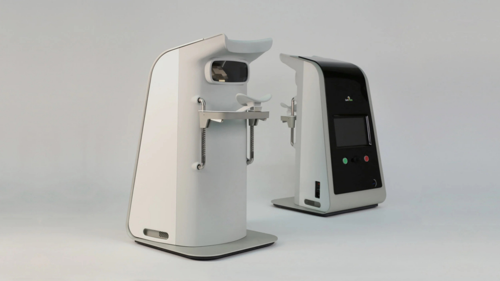 Advancing healthcare innovation in the vision field, PCS worked directly with LumiThera's near-infrared light scientists to engineer the LT-300, a light therapy device for a degenerative eye condition.