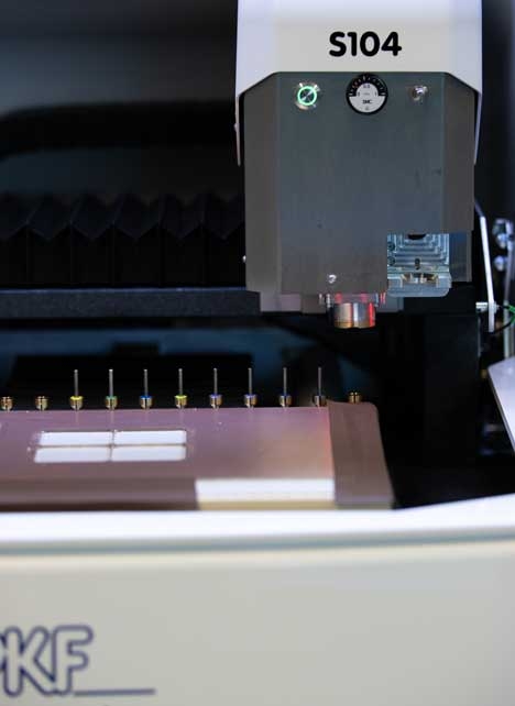 LPKF ProtoMat S104 Advanced mechanical milling system for Fresh's RF engineering services lab.